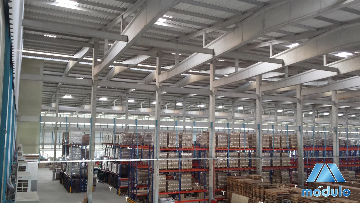 Galpão industrial entregue pela Módulo