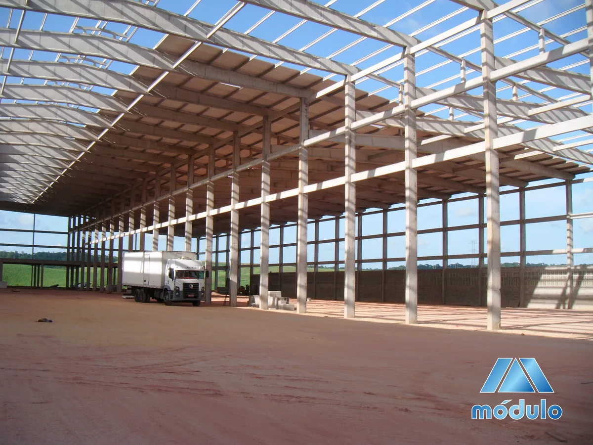 Montagem de galpão industrial no Nordeste